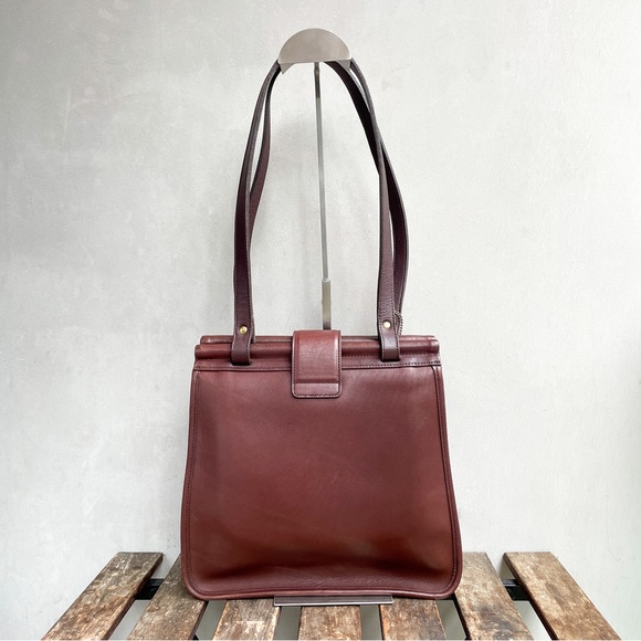 COACH Vintage Mahogany Weston Shopper Bag, Coach 9021, Coach Leather Tote Bag - Picture 4 of 12